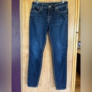 Silver Jeans Blue Skinny Leg Denim jeans